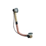 DHIMP - COLONNA SCARICO VASCA IN OTTONE SENZA DADO E CODOLO MOD. IMPEX