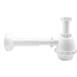 DIANHIDRO - SIFONE PVC 1 VIA S / PILETTA PER PORCELLANA CON CANOTTO