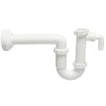 DIANHIDRO - SIFONE PER LAVELLO 1 VIA CON ATTACCO LAVATRICE