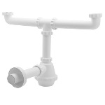 DIANHIDRO - SIFONE PVC 2 VIE S / PILETTA