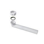 BONOM - CURVA FILETTATA CON GHIERA E GUARNIZIONE