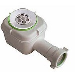 BONOM - POZZETTO SIFOIDE IN PVC BIANCO SPLASH PER DOCCIA