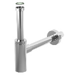 BONOM - SIFONE D'ARREDO PER LAVABO INOX MATER