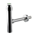 BONOM 371-B0590AB-07 SIFONE MINIM-ALL CON FLANGIA IN ABS CROMATO