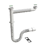 BONOM - SIFONE FLESSIBILE PER LAVELLO CUCINA 