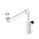 BONOM - SIFONE PER LAVABO MURALES SALVA SPAZIO CON ISPEZIONE