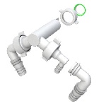 BONOM - DOPPIO ATTACCO LAVATRICE + ASCIUGATRICE