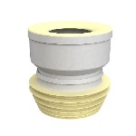 BONOM - MANICOTTO WC DIRITTO IN BI-COMPONENTE