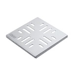 BONOM - GRIGLIA PER MANICHETTA INOX 101x101x5