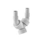 GEBER - PORTA FLESSIBILE A GOMITO DOPPIO GEBERIT