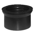 LIRA - RIDUZIONE MORBIDA IN PVC DIAM. 40x35 NERA