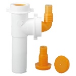 LIRA - RACCORDO 2 VIE DIAM. 40 CON ATTACCO LAVATRICI E LAVASTOVIGLIE 120MM