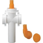 LIRA - RACCORDO 3 VIE DIAM. 40 CON ATTACCO LAVATRICI E LAVASTOVIGLIE 120MM