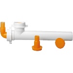 LIRA - RACCORDO 2 VIE DIAM. 40 CON ATTACCO LAVATRICI E LAVASTOVIGLIE 230MM