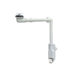 LIRA - SIFONE SALVASPAZIO PER LAVABO + PILETTA BASSA