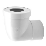 FIRST - CURVA W.C. FF CON GUARNIZIONE DIAM. 100