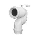 DOLOM - CURVA TECNICA IN PLASTICA 90Â° SOLO PER VASO TRASLATO BTW