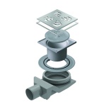 DIANHIDRO - CANALINA SCARICO DOCCIA QUADRATA GOCCIA