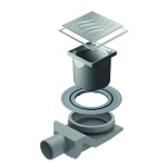 DIANHIDRO - CANALINA SCARICO DOCCIA QUADRATA ONDA