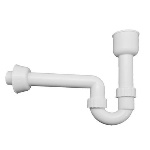 OLIVE - SIFONE AD ALLACCIO PER SCARICO ORINATOIO IN PP BIANCO
