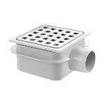 DIANHIDRO - PILETTA IN ABS CON GRIGLIA IN ACCIAIO INOX