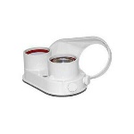 HSAU - SDOPPIATORE CON PRESA ANALISI FUMI 80/80 PER SCALDABAGNO OPALIA F