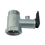 UNIVA - VALVOLA SCALDABAGNO NORMALE CON LEVA SCARICO