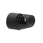 ESCLU - TERMINALE ORIZZONTALE SCARICO FUMI ANTIGOCCIA