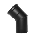 DIANKAMIN - CURVA A 45Â° PELLET SMALTATO