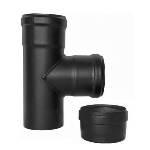 DIANKAMIN - RACCORDO A T 90Â° FFM PELLET SMALTATO