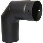 A.L.A 409-F220-150 CURVA PORCELLANATA 90° STUFA LEGNA