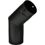 A.L.A - CURVA PORCELLANATA 45Â° STUFA LEGNA