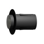 DK    ROSONE A MURO TELESCOPICO L. 210MM MF Diam. 120 / Rosone D. 220