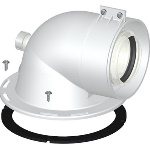 STABI - CURVA DI PARTENZA COASSIALE M/F DN 60/100 CP5