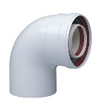 BAXI - CURVA COASSIALE A 90Â°  PARTENZA CALDAIA