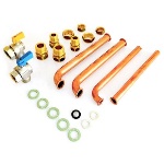 CHAFF - KIT RACCORDI 2 RUBINETTI  (GAS e FREDDA)