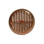 FIRST - GRIGLIA DI AERAZIONE TONDA CON MOLLE IN RAME