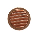 FIRST - GRIGLIA DI AERAZIONE TONDA AD INCASSO IN RAME