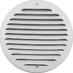 FIRST - GRIGLIA TONDA DA SOVRAPPORRE IN METALLO CON RETE  D. 175 MM