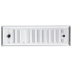 FIRST - GRIGLIA RETTANGOLARE IN ALLUMINIO CON DOSATORE E POMELLINO METALLICO