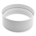 FIRST - GIUNTO IN ABS PER TUBO DI AERAZIONE TONDO