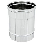 DIANKAMIN - CANNA FUMARIA IN ACCIAIO - ELEMENTO LINEARE DA MT 0.25