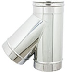 DIANKAMIN - BRAGA IN ACCIAIO A 135Â° PER CANNE FUMARIE