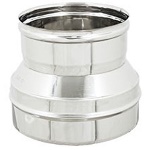 DK    RIDUZIONE INOX PER CANNE FUMARIE Diam. M 160-F 100