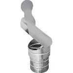 DK 412-479-100 CAPPELLO A PAPPAGALLO CON BASE TONDA ZINCATO