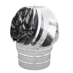 DK 412-483-120 TIRAFUMI BASE TONDA ACCIAIO INOX