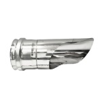 DIANKAMIN - TERMINALE GOMITO INOX 304 CON CAPPELLO DRITTO