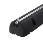 ARTIP 2 PZ SUPPORTI A PAVIMENTO IN GOMMA NERA L. 600 x P. 160 x  H. 95 mm