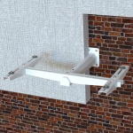 DC - STAFFA PER CLIMATIZZATORI PER CAPPOTTO TERMICO