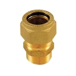 TIEMM - RACCORDO DIRITTO MASCHIO PER TWIN SOLAR